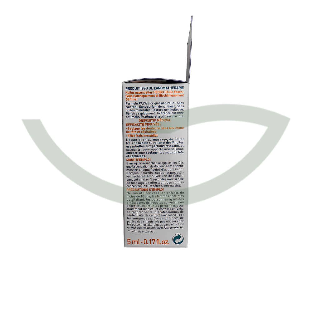 Roller Maux de Tête 5ml Puressentiel Bien-être Maroc Roller Maux de Tête 5ml Puressentiel Bien-être Maroc