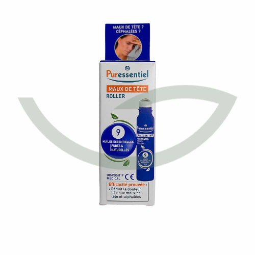 Huile Essentielle Roller Maux de Tête 5ml Puressentiel Bien-être Maroc