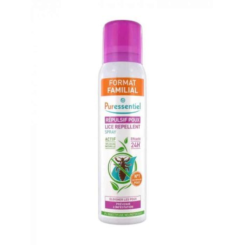 Spray Répulsif Poux 200ml Puressentiel Soin Cheveux Maroc