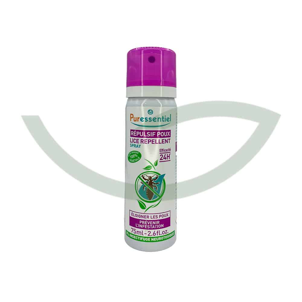 Spray Répulsif Poux 75ml Puressentiel Protection Cheveux Maroc