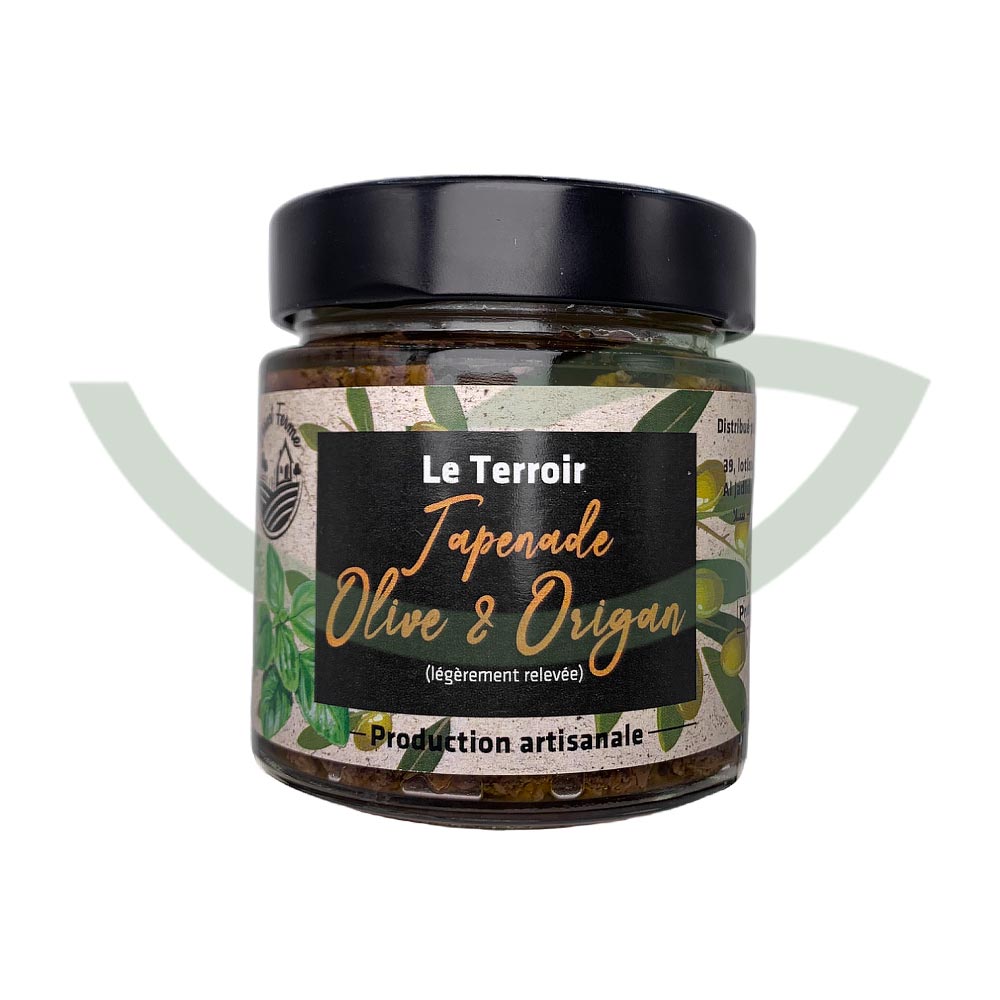 Tapenade Olive et Origan – 160g – Direct Ferme