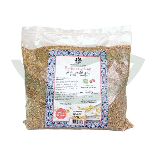 Bandak beldi 500g Les douceurs du Maroc Semoule bio Maroc