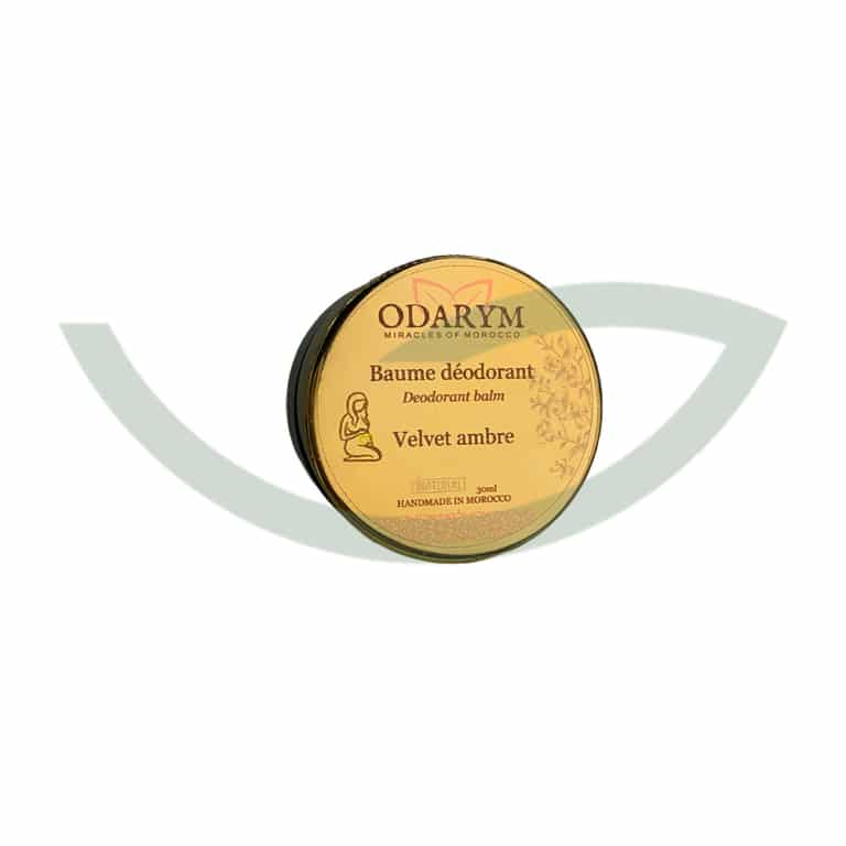 Baume déodorant Velvet Ambre sans HE 30ml Odarym Neutralisation d'odeur Maroc Baume déodorant Velvet Ambre sans HE 30ml Odarym Neutralisation d'odeur Maroc
