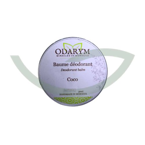 Baume Déodorant Coco 50ml Odarym Neutralisation d'Odeur Maroc Baume Déodorant Coco 50ml Odarym Neutralisation d'Odeur Maroc