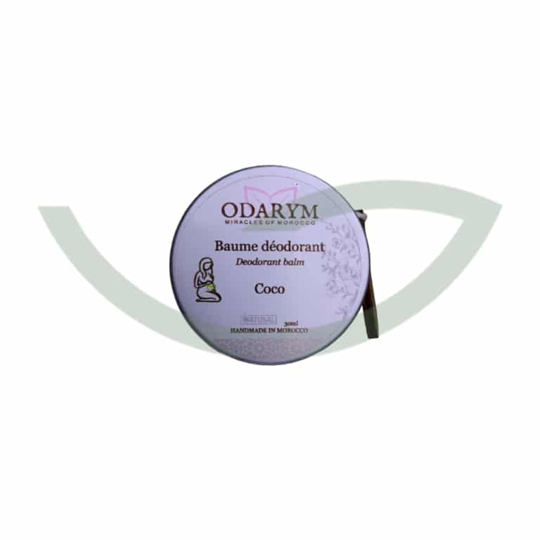 Baume Déodorant Coco sans HE 50ml Odarym Neutralisation d'Odeur Maroc Baume Déodorant Coco sans HE 50ml Odarym Neutralisation d'Odeur Maroc
