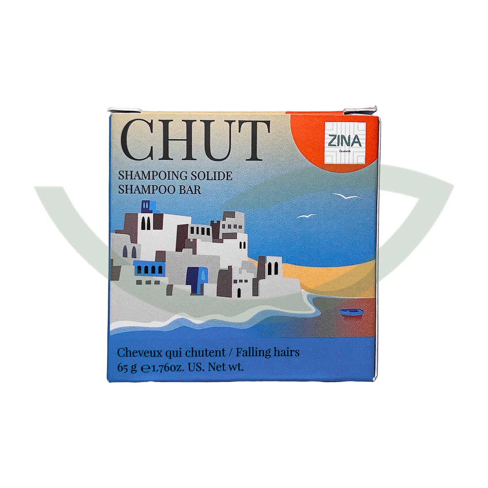 CHUT Shampoing solide anti-chute – 65g – Zina Cosmetik