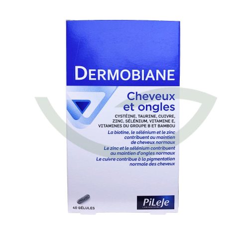 Dermobiane cheveux ongles 40 gélules PiLeJe Complément alimentaire Maroc Dermobiane cheveux ongles 40 gélules PiLeJe Complément alimentaire Maroc