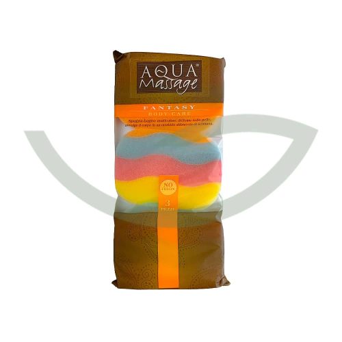 Éponge de Bain Multicolore 3 unités Aqua Massage Absorbante Maroc Éponge de Bain Multicolore 3 unités Aqua Massage Absorbante Maroc