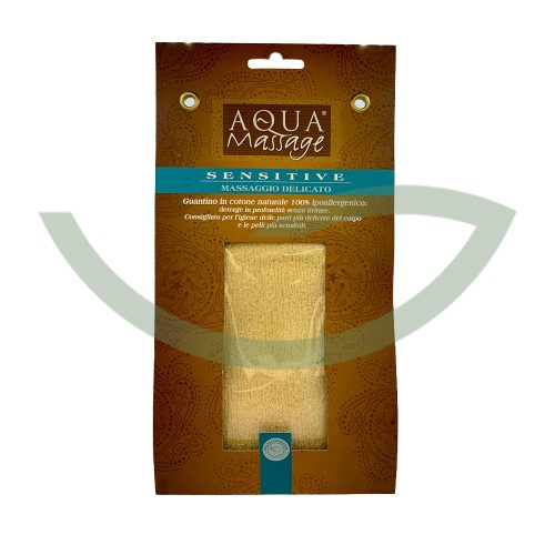 Gant de Massage Coton Hypoallergénique 1 unité Aqua Massage Nettoyage Maroc