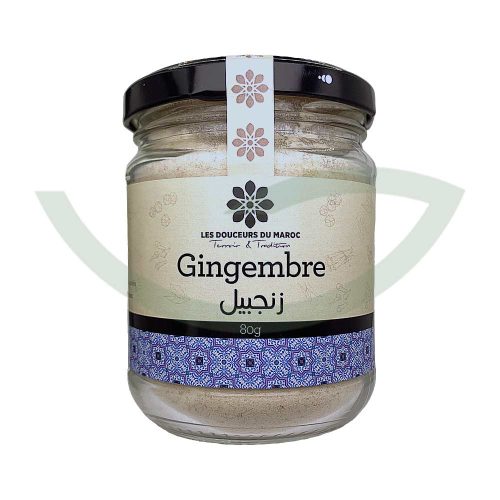 Gingembre moulu 90g Les douceurs du Maroc Epices bio Maroc