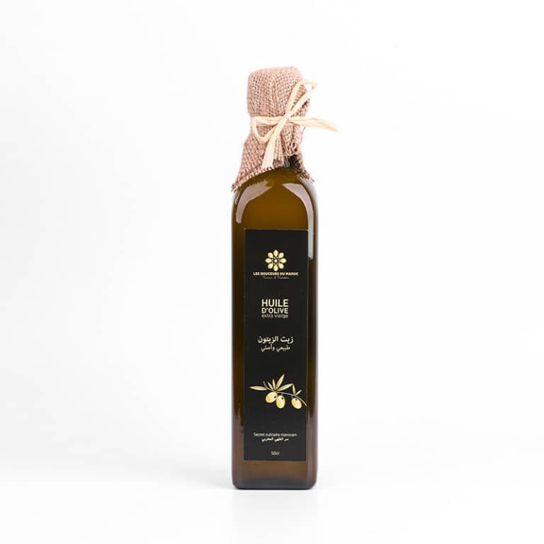 Huile d'olive extra-vierge 500ml Les douceurs du Maroc Huile d'olive bio Maroc Huile d'olive extra-vierge 500ml Les douceurs du Maroc Huile d'olive bio Maroc