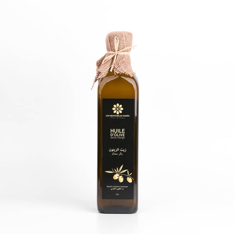 Huile d'olive extra-vierge 750ml Les douceurs du Maroc Huile d'olive bio Maroc