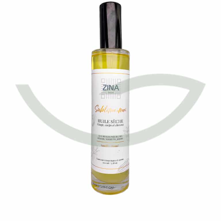 Huile sèche Sublime-moi 100ml Zina Cosmetik bio Maroc