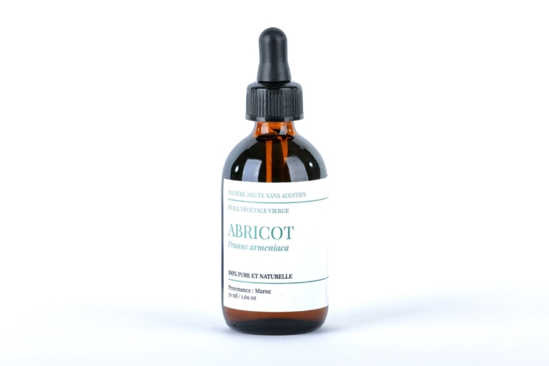 Huile vierge de noyau d'abricot 50ml Zina Cosmetik bio Maroc