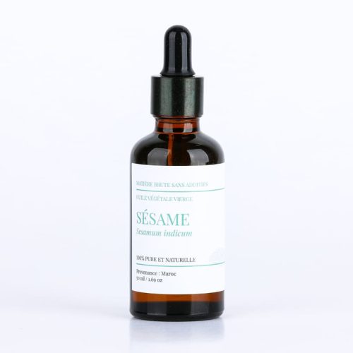 Huile vierge de sésame 50ml Zina Cosmetik bio Maroc