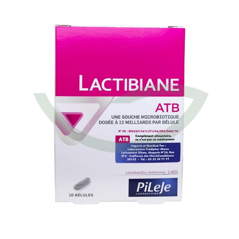 Lactibiane ATB 10 gélules PiLeJe Facilite la digestion Maroc Lactibiane ATB 10 gélules PiLeJe Facilite la digestion Maroc