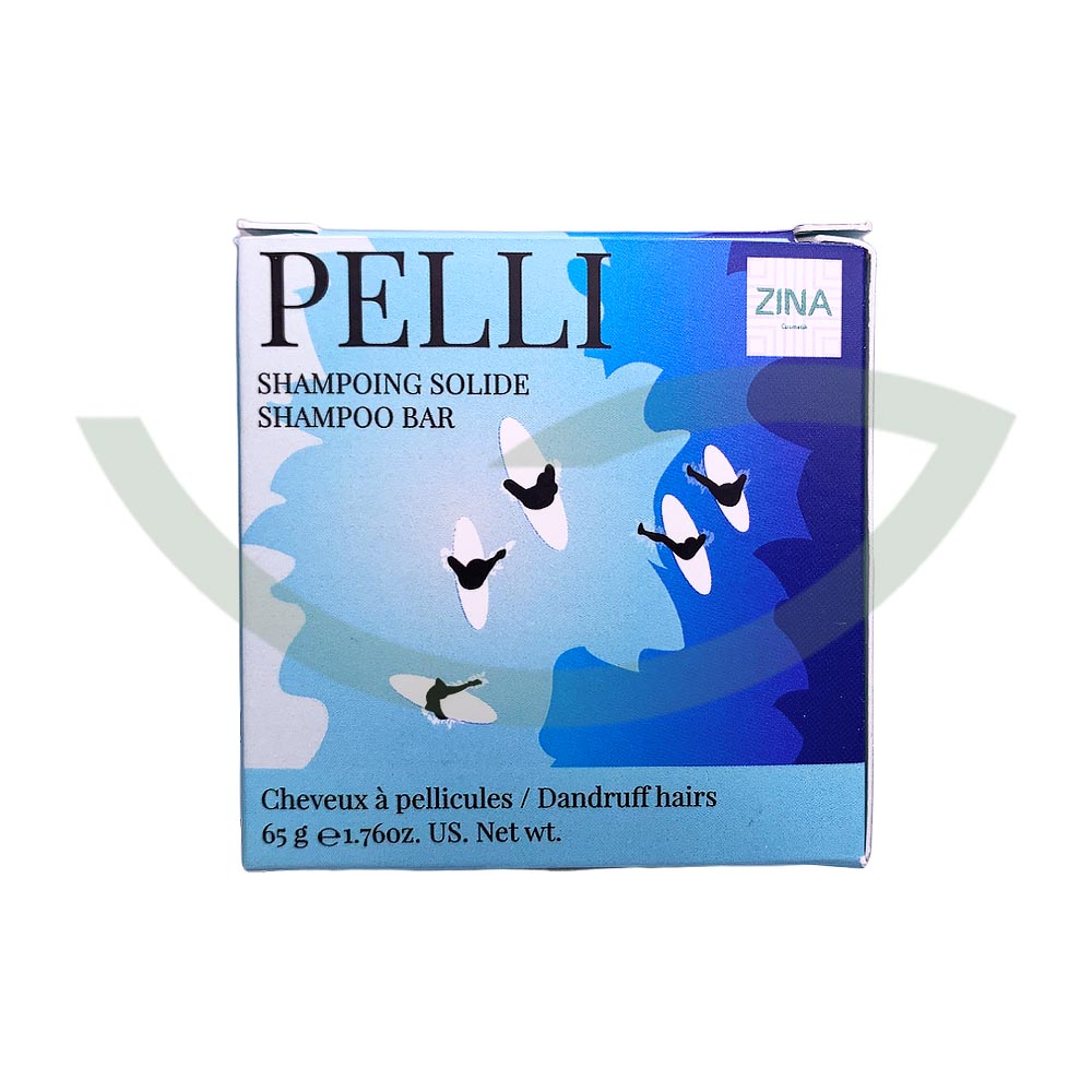 PELLI Shampoing solide anti-pelliculaire – 65g – Zina Cosmetik