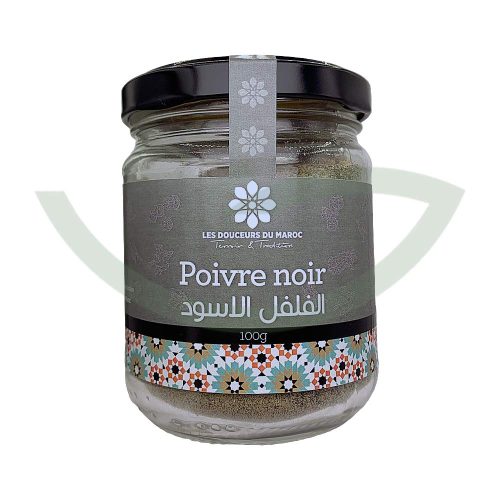 Poivre noir 100g Les douceurs du Maroc Epices bio Maroc
