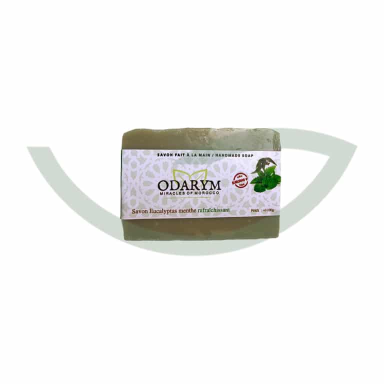 Savon Menthe Eucalyptus 100g Odarym Rafraîchissant Maroc