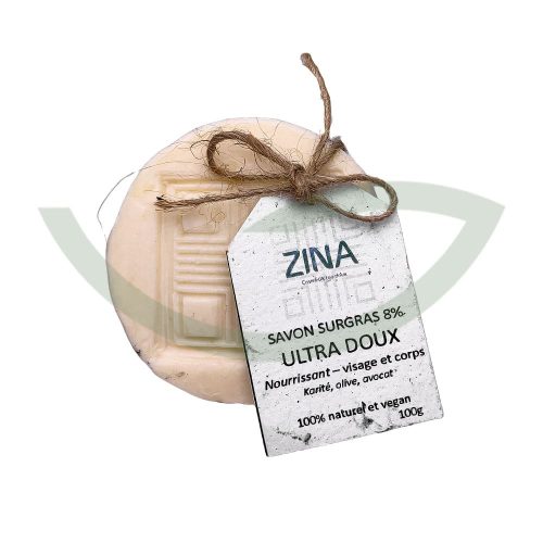 Savon soin Ultra doux 100g Zina Cosmetik Cosmétique bio Maroc Savon soin Ultra doux 100g Zina Cosmetik Cosmétique bio Maroc