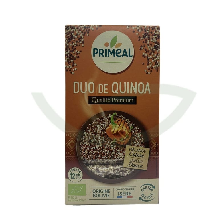 Duo de Quinoa Bio 500g Priméal Aliment Bio Maroc