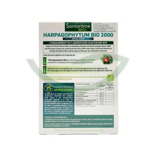 Harpagophytum Bio 2000 20 Ampoules Santarome Digestion Maroc