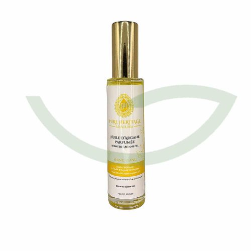 Huile d'Argane Ylang Ylang 50ml Pure Heritage Essaouira Soin Visage Maroc Huile d'Argane Ylang Ylang 50ml Pure Heritage Essaouira Soin Visage Maroc