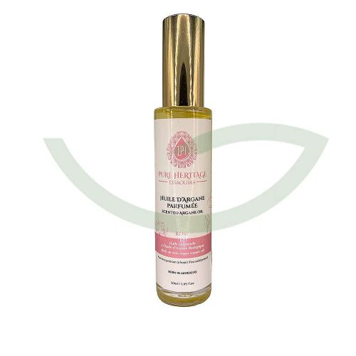 Huile d'Argane à la Rose 50ml Pure Heritage Essaouira Soin Visage Maroc Huile d'Argane à la Rose 50ml Pure Heritage Essaouira Soin Visage Maroc