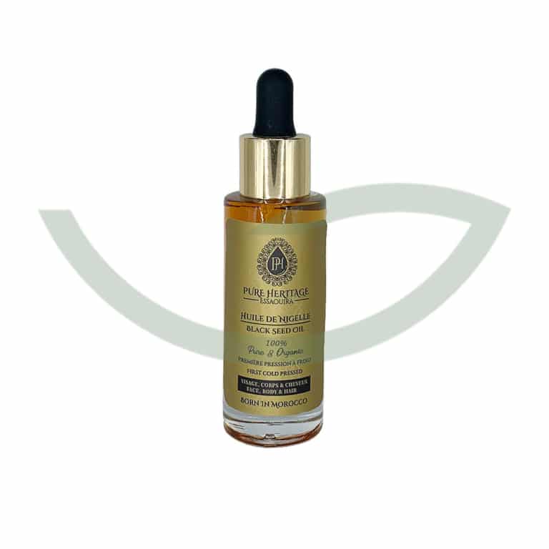 Huile de Nigelle 30ml Pure Heritage Essaouira Hydratation Maroc
