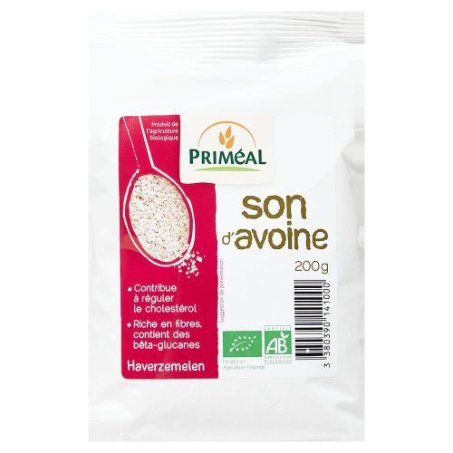 Son d'Avoine 200g Priméal Aliment Bio Maroc Son d'Avoine 200g Priméal Aliment Bio Maroc