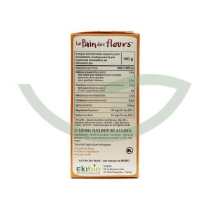 Tartines au Quinoa Bio 150g Le Pain des Fleurs Aliment Bio MarocTartines au Quinoa Bio 150g Le Pain des Fleurs Aliment Bio Maroc Tartines au Quinoa Bio 150g Le Pain des Fleurs Aliment Bio Maroc