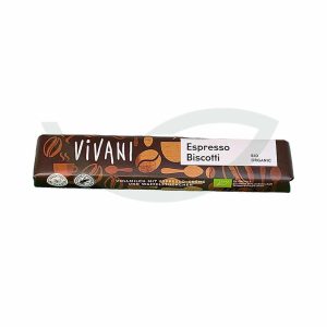 Barre de chocolat espresso biscuits 40g Vivani Bio Maroc