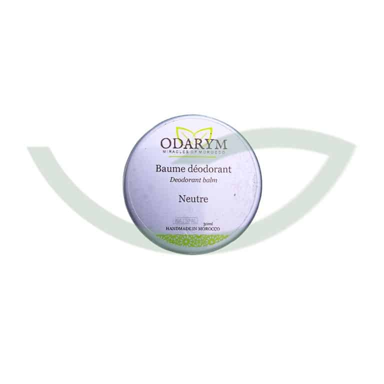 Baume Déodorant Neutre 50ml Odarym Neutralisation d'Odeur Maroc