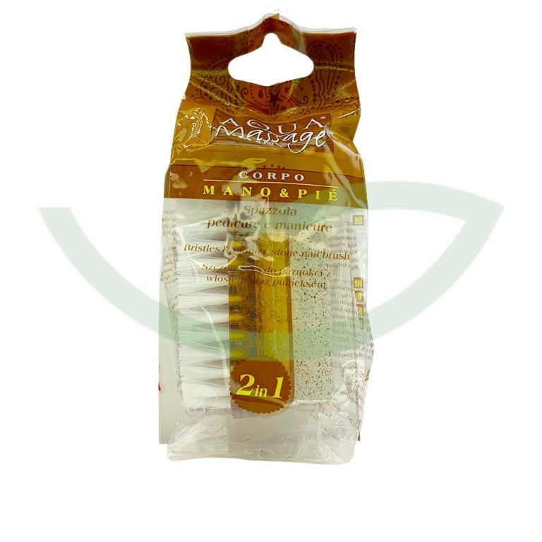 Brosse Ongle Main Pied Double Face 1 unité Aqua Massage Exfoliante Maroc Brosse Ongle Main Pied Double Face 1 unité Aqua Massage Exfoliante Maroc