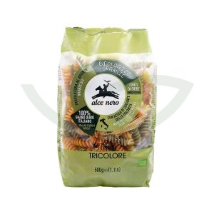 Fusilli Tricolores 500g Alce Nero Aliment Bio Maroc