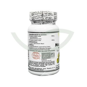 Maca Vital 30 gélules 500mg Vit'All+ immunité Maroc
