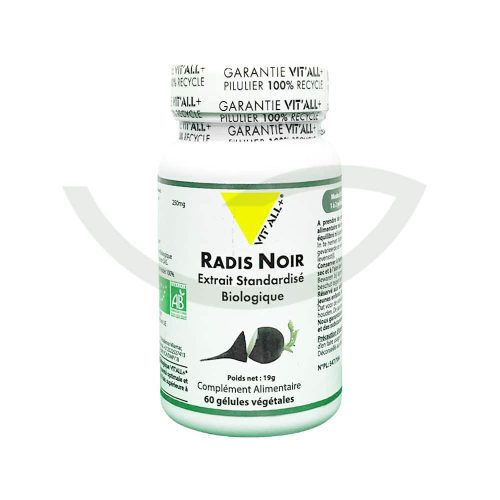 Radis noir 60 gélules Vit'All Complément alimentaire Maroc