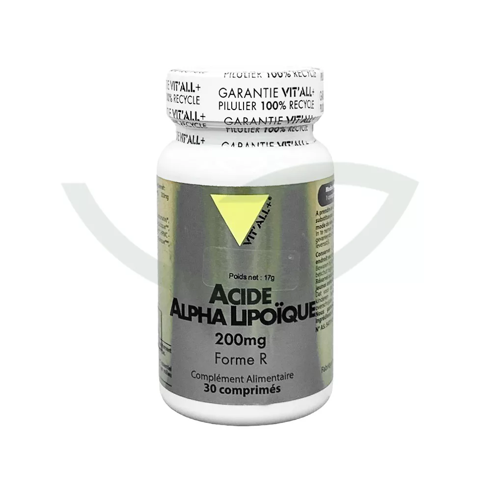 Acide Alpha-Lipoïque 30 comprimés Vit'all+ Antioxydant Maroc