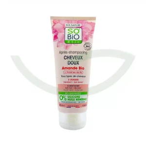 apres-shampooing-cheveux-doux-amande-bio-200ml-so-bio-herboristerie-principale-maroc-avant Après-Shampoing Doux au Lait d'Amande et Protéines de Riz 200ml So Bio Soin Cheveux Maroc