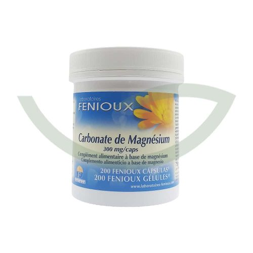 Carbonate de magnésium 200 gélules Laboratoires Fenioux complément alimentaire Maroc Carbonate de magnésium 200 gélules Laboratoires Fenioux complément alimentaire Maroc
