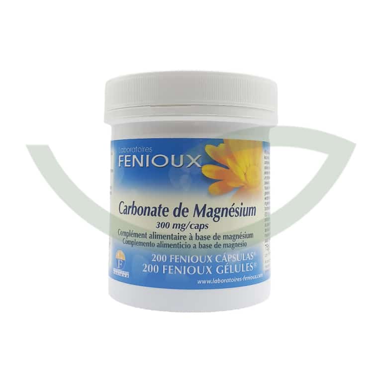 Carbonate de magnésium 200 gélules Laboratoires Fenioux complément alimentaire Maroc Carbonate de magnésium 200 gélules Laboratoires Fenioux complément alimentaire Maroc