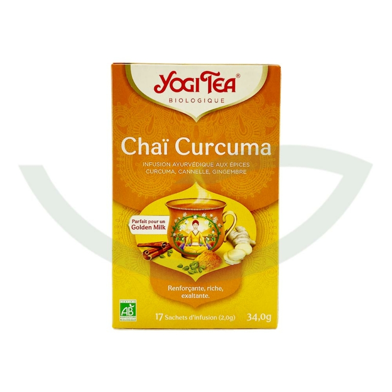 Chai Curcuma 17 Sachets Yogi Tea Tisane Maroc Chai Curcuma 17 Sachets Yogi Tea Tisane Maroc