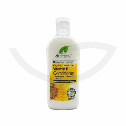Conditionneur vitamine E 265ml Dr. Organic Réparation cheveux Maroc
