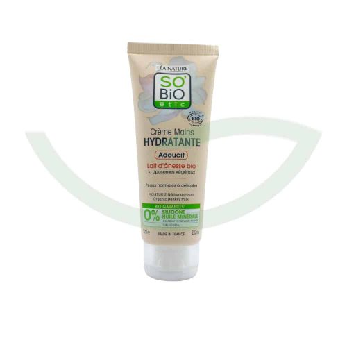 Crème Mains Lait d'ânesse 75ml So Bio Soin Mains Maroc