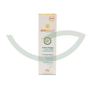 Crème visage SPF50 50mL Biosolis Protection solaire Maroc Crème visage SPF50 50mL Biosolis Protection solaire Maroc