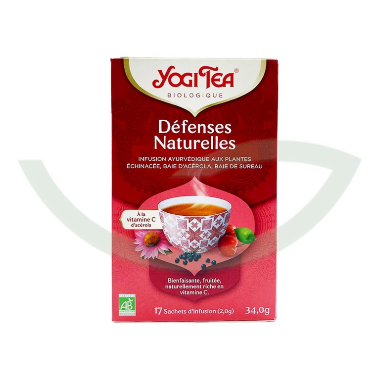 Défenses Naturelles 17 Sachets Yogi Tea Infusion bio Maroc Défenses Naturelles 17 Sachets Yogi Tea Infusion bio Maroc