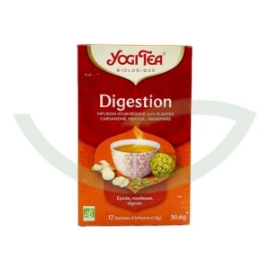 Digestion 17 Sachets Yogi Tea Infusion bio Maroc