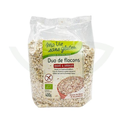 Duo Flocons Avoines Sarrasin 400g Ma Vie Sans Gluten Céréales bio Maroc Duo Flocons Avoines Sarrasin 400g Ma Vie Sans Gluten Céréales bio Maroc