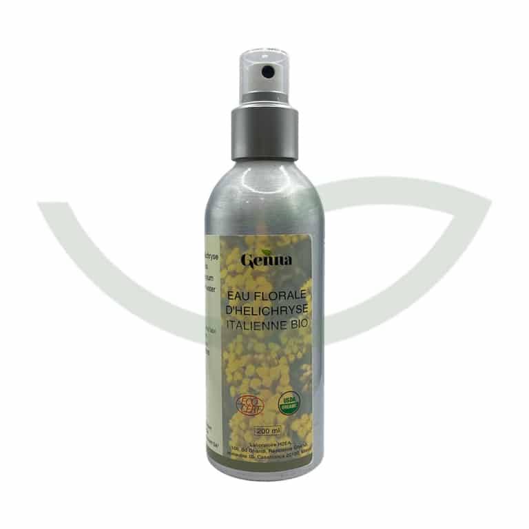 Eau Florale d’Hélichryse 200ml Genna Tonique Maroc