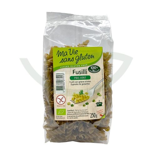 Fusilli pois vert 250g Ma vie sans gluten Pâtes bio Maroc Fusilli pois vert 250g Ma vie sans gluten Pâtes bio Maroc